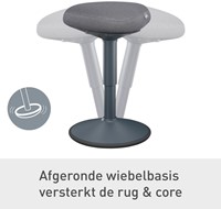 Actieve zitkruk Leitz Ergo met comfortzitting-15