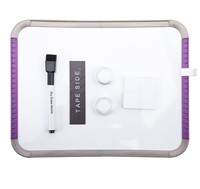 School whitebord 279x216mm assorti