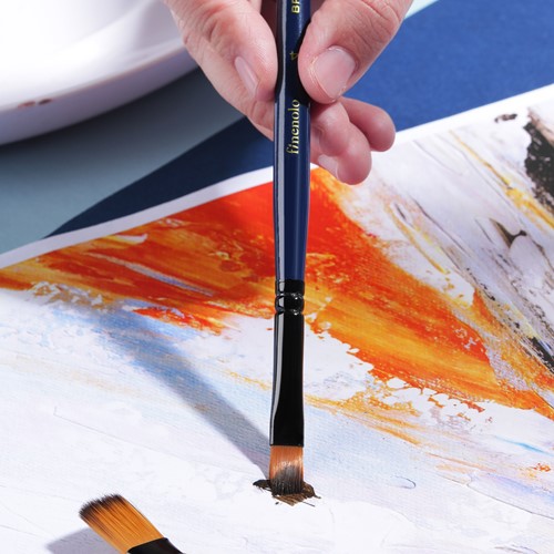 Penselen soft nylon - 6 stuks