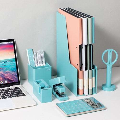 Deli NuSign complete set bureau accessories blauw, 13-delig -3