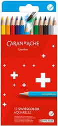 Kleurpotloden Caran D'ache aquarel doos à 12 stuks