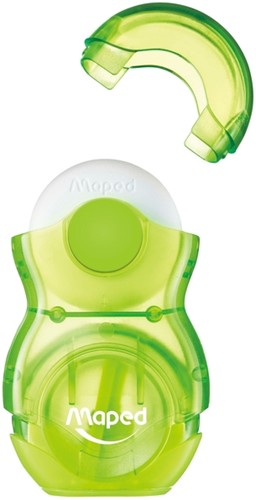 Puntenslijper Maped Loopy 1gaats met gum display á 24 stuks assorti-3