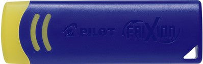 Gum Pilot  friXion geel met blauwe houder-3
