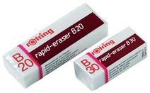 Gum rOtring Rapid B20 65x23x10mm potlood wit-2