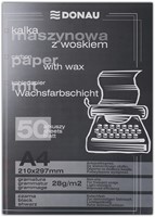 Carbonpapier voor typemachines, gewaxt, A4, 50st, zwart
