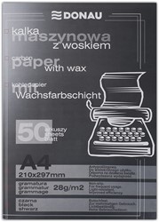 Carbonpapier voor typemachines, gewaxt, A4, 50st, zwart