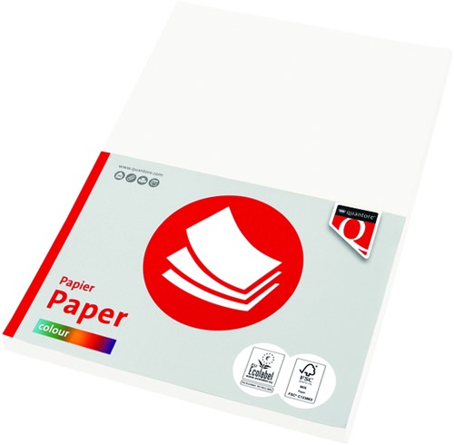 Kopieerpapier Quantore Colour A4 120gr wit 100vel
