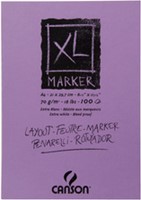 Markerpapier Canson XL Marker 100vel 70gr A4 extra wit-2
