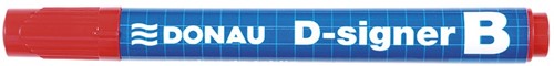 Whiteboardmarker rood, ronde punt, 2-4mm-2