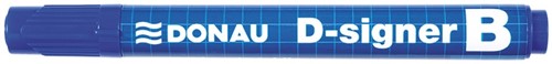 Whiteboardmarker blauw, ronde punt, 2-4mm-2