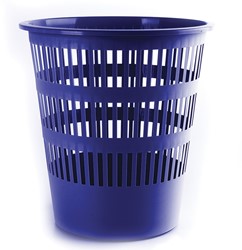 Afvalbak, gaas, 12 L, blauw