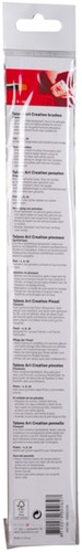 Penseel Talens Art Creation filament plat assorti set à 3 stuks-2