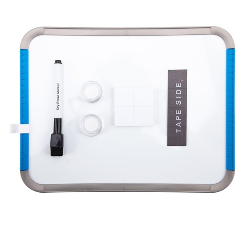 School whitebord 279x216mm assorti