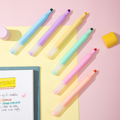 Markeerstift met beitelpunt, assorti