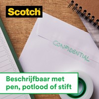 Plakband Scotch Magic 810 12mmx10m onzichtbaar  + plakbandhouder-3