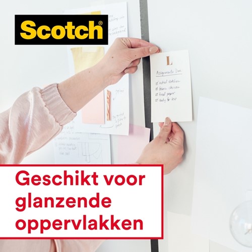 Plakband Scotch Crystal 600 19mmx33m transparant 7+1 gratis-2