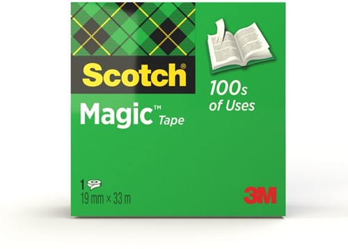 Plakband Scotch Magic 810, 19mmx33m, onzichtbaar mat