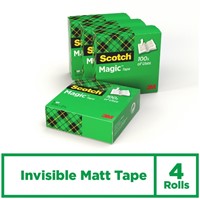 Plakband Scotch Magic 810, 19mmx33m, onzichtbaar transparant, 4 rollen-2