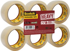 Verpakkingstape Scotch Secure Seal 50mmx66m bruin 6 rollen-3