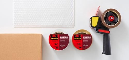 Verpakkingstape Scotch Secure Seal 50mmx66m bruin 6 rollen-4