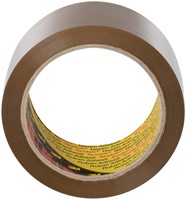 Verpakkingstape Scotch 371 50mmx66m bruin PP 6 rollen-1