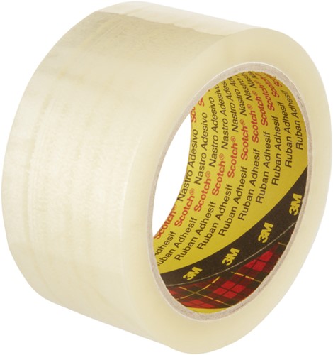 Verpakkingstape Scotch 371 PP, 50mmx66m, transparant, 6 rollen