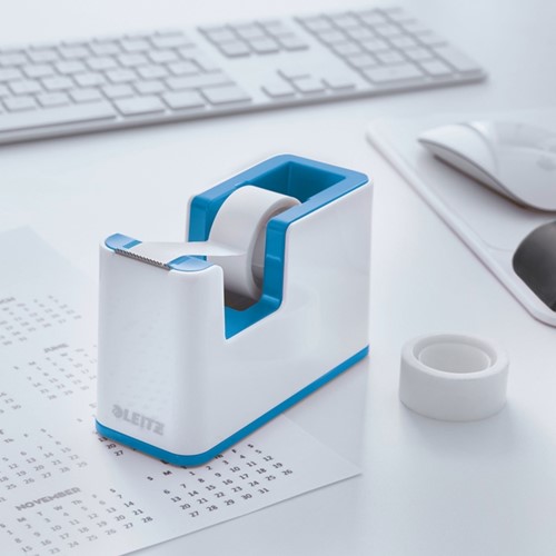Plakbandhouder Leitz WOW wit/blauw-2