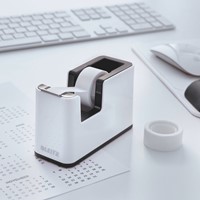 Plakbandhouder Leitz WOW wit/zwart-3