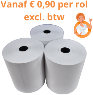 50 st. kassarollen, 80x80x12 thermisch 75 meter