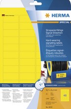 Etiket HERMA 8034 30mm rond weerbestendig geel 1200 stuks-2