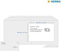 Etiket HERMA 8692 A3 420x297mm 100 stuks-3