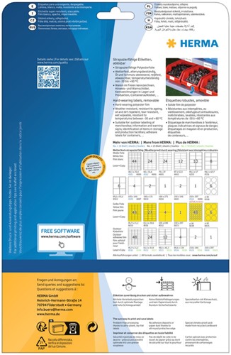 Etiket HERMA 4573 66x33.8mm folie wit 480 stuks-1