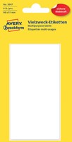 Etiket Avery 3047 98x51mm wit 6 stuks