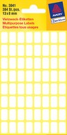 Etiket Avery 3044 32x10mm wit 132 stuks-2