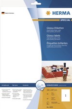 Etiket HERMA 8895 210x297mm A4 10 stuks glossy wit-2