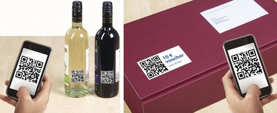 Etiket HERMA 9642 40x40mm QR-code wit 600stuks-3