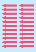 Etiket HERMA 4143 38x7mm pijl rood 88 stuks-2