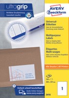 Etiket Avery 3489 70x29.7mm wit 3000 stuks-3