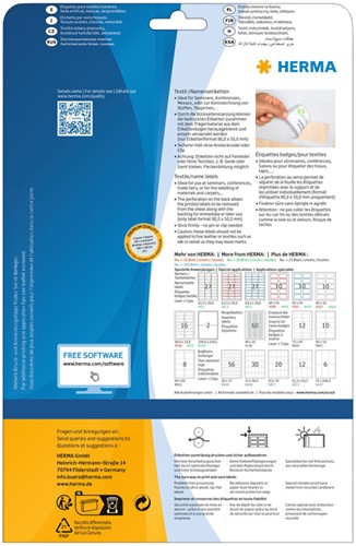 Naambadge etiket HERMA 4515 88.9x33.8mm wit-1