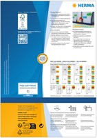 Etiket HERMA 4406 70x37mm geel 2400 stuks-1