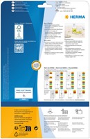 Etiket HERMA 5141 63.5x29.6mm neon oranje 540 etiketten-1