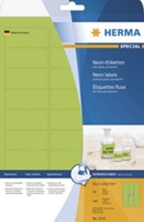 Etiket HERMA 5148 210x297mm A4 fluor geel 20stuks-2