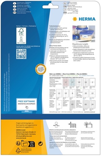 Etiket HERMA 4389 66x33.8mm diepvries wit 600 stuks-6