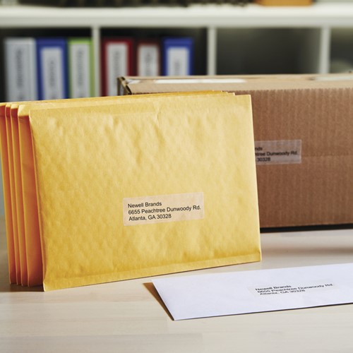 Etiket Dymo LabelWriter adressering 36x89mm 2 rollen á 130 stuks transparant-1