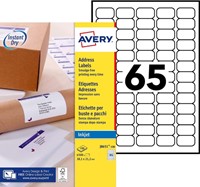Etiket Avery J8651-100 38.1x21.2mm wit 6500 etiketten-2
