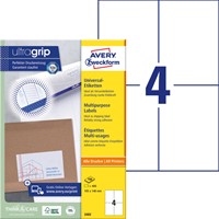 Etiket Avery 3483 105x148mm A6 wit 400 stuks-2