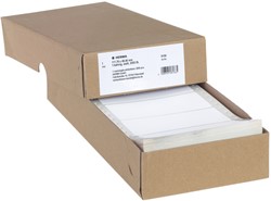 Etiket HERMA 8166 111.7x48.4mm 1-baans wit 2000 stuks