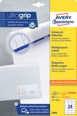 Etiket Avery Zweckform 6119 210x297mm A4 wit 25stuks-3