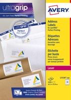 Etiket Avery L7159-250 63.5x33.9mm wit 6000 etiketten