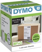 Etiket Dymo LabelWriter 5XL verzendlabel 104x159mm 1 rol á 220 stuks wit-1